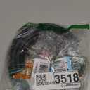 L-faster 200x35 Pneumatic Tyre Use Nylon Hub Fit M8 or M6 Axle 8" Air Wheel for Scooter Replacement 8 Inch Inflatable Wheel Tube