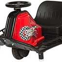 Razor Crazy Cart Sport - 24V Electric Drifting Go Kart, Variable Speed, Up to 12 mph, Up To 40 Minutes of Continuous Use, Drift Bar for Controlled Drifts, Ages 9+, One Size