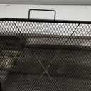 onlyfire X-Marks Square Fire Pit Cooking Grate, Square Grate for Outdoor Cooking, Heavy Duty Steel Campfire BBQ Grill Grid with Handle, 36-Inch