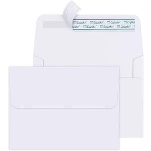 Eupako A2 White Paper Envelopes 250 Pack 4.375x5.75" Invitation Envelopes Self Seal for RSVP, Wedding, Thank you Notes, Greeting Cards, Photos, Announcements