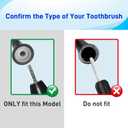 Toothbrush Heads Replacement Compatible with Rtauys S5 Sonic Electric Toothbrush, 10 Count, Black