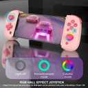 arVin Mobile Gaming Controller for iPad/Tablet[Within 5-10"] Phone Game Controller for iPhone/Android with RGB Hall Effect Joystick/Turbo/6-Axis Gyro/Vibration/Support Streaming on Xbox/PS4/PC Console