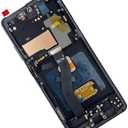 OLED Screen for Galaxy S21 Ultra LCD Screen with Frame Replacement for Samsung Galaxy S21 Ultra 5G G998U G998U1 G998W G998B G998B/DS 6.8" LCD Screen Display Touch Digitizer with Frame+Tool (Black)