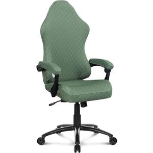 Deisy Dee NO Chair, ONLY Gaming Chair Covers,Gaming Slipcovers Stretchy Polyester Covers for Reclining Racing Gaming Chair (Sage Green)