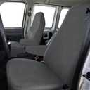 SAPUBK Custom-Fit Front Seat Covers Sets Replace for 1993-2008 Ford E-Series Van Captain Chairs Seats, Driver and Passenger Soft Dutch Velvet Composite Foam Lining Breathable Seat Cover Cushion