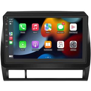 Zcargel Android 13 Car Radio Compatible for Honda for Tacoma 2005-2013 Car Navigation Music Player 9 Inch 2.5D Tempered Glass Mirror Touch Screen with Carplay Android Auto Bluetooth WiFi AHD Camera