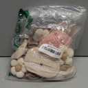 MIUXUESO Baby Girls Headbands and Socks Newborn Flower Hairbands Non-Slip Grips Socks Nylon Hair Accessories Infants and Toddlers (Beige, 6-12 Months)