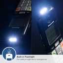 Panasonic Cordless Phone, Easy to Use with Large Display & Big Buttons, Flashing Favorites Key, Flashlight, Call Block, Volume Boost, Talking Caller ID, House Phones, 3 Handsets - KX-TGU433B