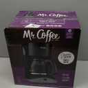 Mr. Coffee Black Coffee Maker, 12 Cups, with Auto Pause and Glass Carafe, Perfect for Home and Office Use