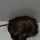 HAIRCUBE Long Layered Synthetic Hair Wigs for Women with Bang(Dark Brown)