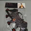 Leg Avenue Women's 2 Pc Crown and Scepter Costume Set (Black)