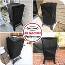 Unicook 30 Inch Electric Smoker Cover for Masterbuilt, Heavy Duty Waterproof Vertical Smoker BBQ Grill Cover, All Weather Resistant, 18" W x 17" D x 33" H