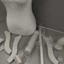 Female Dress Form Mannequin Torso Body with Adjustable Tripod Stand Dress Jewelry Display (Beige)
