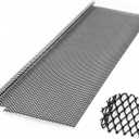 Blulu 1 Pcs Lock in Gutter Guard 6 Inch x 75 ft Stainless Steel Micro Mesh Leaf Gutter Screens Protection Covers Fit 4", 5" and 6" K Style