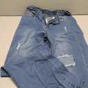 Women's Wide Leg Straight Jeans High Waisted Baggy Stretch Loose Denim Pants (Medium, 974-blue)