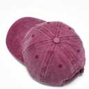 Baseball Cap Soft Cotton Plain Washed Vintage Comfort Unstructured Low Profile Dad Hats (Burgundy)