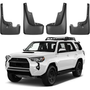 BDFHYK Set of 4PCS Mud Flaps Splash Guards Mudguards Compatible with Toyota 4Runner 2010-2023 Without Fender Flares and Running Board