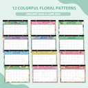 2 x 2026 Desk Calendar, Monthly Desktop/Wall Calendars, Jan 2026 - Jun 2027, Large Size 17"x12" Table Calendar for Desk Accessories and Home, School, Office Supplies (Leaf)