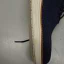 VILOCY Men's Casual Dress Sneakers Lace-Up Oxfords Business Mesh Breathable Walking Shoes Tennis Comfortable (10.5, Dark Blue)