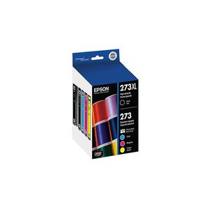 EPSON 273 Claria Ink High Capacity Black & Standard Color Cartridge Combo Pack (T273XLBCS) Works with Expression Premium XP520, 600, 610, 620, 800, 810, 820