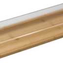 FARBERWARE Rectangular Build-a-Board Cutting Board with Single Compartment and Clear Locking Lid for Charcuterie, Snacks, and More, Bamboo