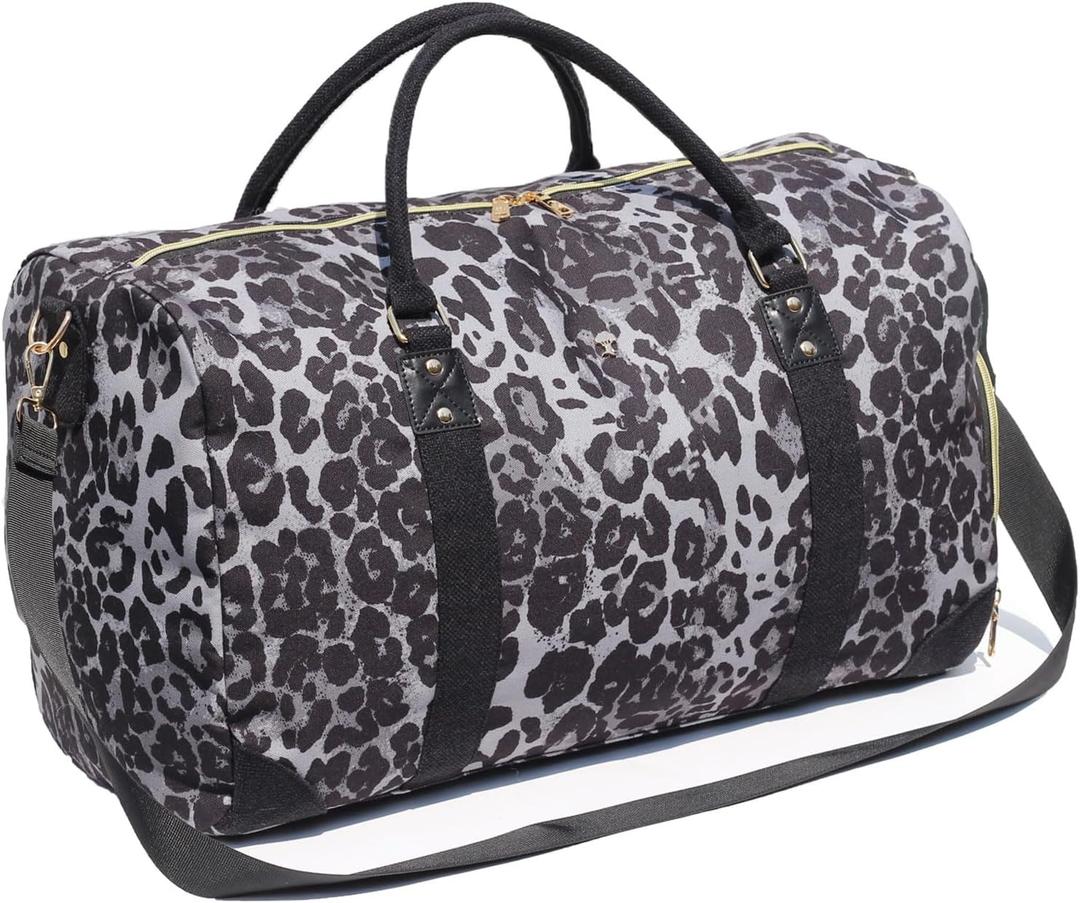 Travel Duffle Bag, Weekender Bag for Women with Shoe Compartment, Carry on Overnight Bag Gym Duffel Bag, Mommy Hospital Bags