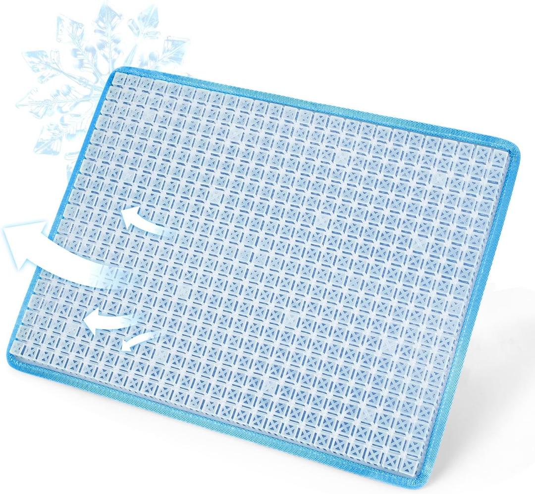 Car Seat Cushion,3D Air Mesh Breathable Comfort Seat Cushion for Driving,Ventilated Seat Pad for Office Chair,Wheelchair,Car,Home-Blue 2 PCS