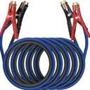 Heavy Duty Jumper Cables - 4 Gauge 20 Feet 600Amp Automotive Booster Cables for Car Battery, for Car, SUV and Trucks, Jumper Cables Kit with Carry Bag, Gloves, Brushes (4 Gauge 20 FT)