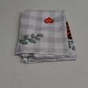 Horaldaily Valentine Outdoor Tablecloth 6084 Inch, Buffalo Plaid Love Hearts Eucalyptus Seasonal Table Cover with Zipper Umbrella Hole for Party Dinner Patio Garden Picnic BBQ (60" x 84" (Rectangular), Grey)