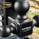 Drop Hitch Adjustable Trailer Hitch, Tow Hitch with 6-Inch Drop/Rise for Truck (16,500 LBS GTW), Adjustable Drop Hitch Fits 2-Inch Receiver, Trailer Hitches with Double Anti-Theft Pins Locks