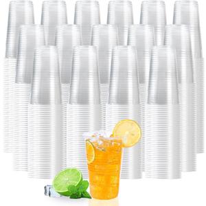 BYSNOW 2000 Pack 12 oz Clear Plastic Cups, Disposable Plastic Water Cups, 12oz 2000count (EXP 09/24/26)
