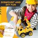 Top Race 3-in-1 Construction Toys - Easy Assembly Take Apart Construction Trucks with Remote Control and Drill - 3 Building Models for Kids Ages 3 and Up - Ideal for Indoor and Outdoor Play
