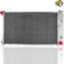 3 Row Aluminum Radiator For 1973-1986 Chevy/GMC C/K C10 C20 C30 K10 K20 K30 Truck 74 75 76 77 78 79 80 81 82 83 84 85 CC161 Radiators