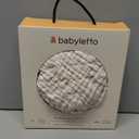 Babyletto 100% Quilted Organic Cotton Changing Pad Cover, GOTS-Certified, Fitted 360, Ultra-Soft and Breathable Muslin - Oat Stripe