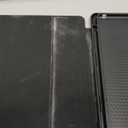 iMieet iPad 9.7 Case (2018/2017 Model, 6th/5th Generation), Smart Cover with Pencil Holder and Soft Baby Skin Silicone Back and Full Body Protection, Auto Wake/Sleep Cover (Black)