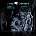 ELEGOO Mars 4 MSLA 3D Printer with 7" 9K Monochrome LCD, UV Resin Photocuring Printer, Multiple Print Modes, Printing Size of 6.04 3.06 6.89 inches