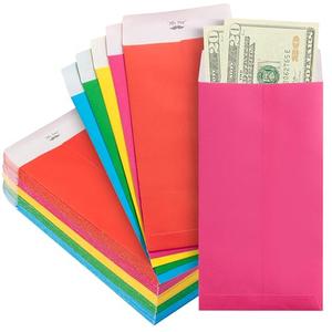 Mr. Pen- Money Envelopes for Cash, 6.5" x 3.5", 100 Pack, Kraft Paper, Self-Adhesive Bulk Cash Envelopes for Budgeting, Money and Coin Saving, Check, Budget, Small Item Organizing