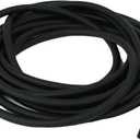 Guyker Natural Latex Rubber Tubing Tube 1/8" (3mm) ID x 1/4" (6mm) OD Speargun Band Slingshot Catapult Tube Rubber Hose 5M Length, Black