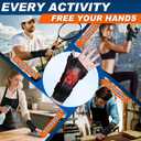 TISMOD Wrist Brace with Thumb Support,Thumb Spica Splint Left Hand for De Quervain's TenosynovitisTendonitis,Hand Brace with Thumb Support Carpal Tunnel Women/Men, One Size-Black-Left