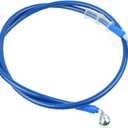 400-2400mm AN3 1/8inch 28 90 Degree M10 Motorcycle Hydraulic Brake Line Oil Hose Pipe Fitting Stainless Steel Braided for ATV Motorcycle Motocross Pit Dirt Street Racing bike - 1200mm Blue
