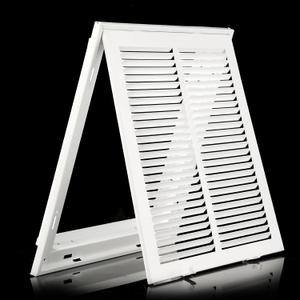 14×14 Return Air Grille [Duct Opening Size] Return Vent Cover for Wall or Ceiling,Steel Return Air Grill Removable Face/Door for 1 inch Filters (14"W x 14"H [Duct Opening])