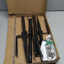 2 Pack String Light Poles,10 Ft Light Poles for Outside String Lights,Outdoor Lights Pole with Fork,Metal Poles Stand for Patio Deck Backyard