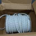 Amazon Basics 12- Gauge Speaker Wire Cable, 99.9% Oxygen -Free Copper, 200-Foot, White