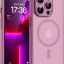 TOCOL Magnetic for iPhone 13 Pro Max Case, Upgraded Full Camera Protection, Compatible with Magsafe, Drop Protection, Translucent Matte Back for iPhone 13 Pro Max 6.7 inch (Lilac Purple)