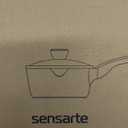 SENSARTE Ceramic Nonstick Sauce Pan with Lid, 2.5 Quart Saucepan with Double Spout, Large Cooking Pot, Non toxic Kitchen Sauce Pot, Non stick Saucier Pan, Induction Cookware, PFOA PTFE PFAS Free