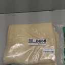 UPOPO Beige Curtains 45 inches Long Room Darkening Window Curtain Panels Living Room Rod Pocket Thermal Insulated Drapes Bedroom Bathroom Kitchen Basement 2 Panels 52"x45"