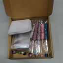 30 Pcs Rhinestone Beadable Pens Kit 10 Fancy Diamond Pens with Cards & Bags DIY Beaded Glitter Bling Ballpoint Pen for Craft Making Journalling Office Supplies