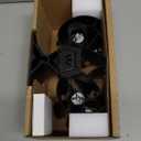 Wood Stove Fan Heat Powered | Non Electric Heat Activated Fan for Wood Burning Stove| Thermoelectric Fireplace Fan | Stove Accecories w/Thermometer