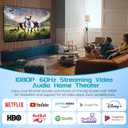 Wireless HDMI Transmitter and Receiver 4K@30Hz(165Ft) 5G Wireless HDMI Adapter Kit for PC, Laptop,TV Box, to TV, Monitor, Projector Black