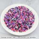 YHYPOCI 100g 7mm Fake Sprinkles Polymer Clay Sprinkles Fake Candy Sprinkles Resin Sprinkles Clay Slices for Craft Sprinkles Decoration Scrapbook DIY Nail Art